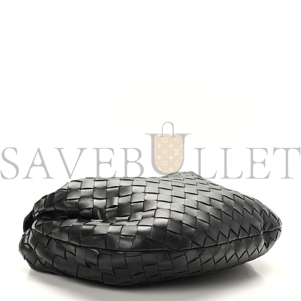 bo*te*ga Ve*ne*ta nappa intrecciato teen jodie hobo black (36*21*6cm)